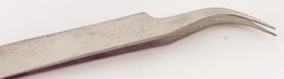 #7A Non Magnetic Tweezer ,Curved Fine point,India