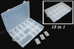 18 Section Plastic Storage Container (10.3/4
