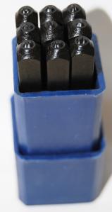 9Pc Number Punches (2.5mm)