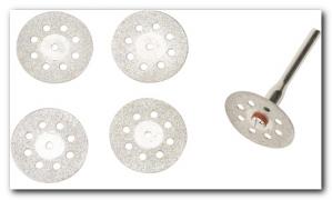 6pc Diamond Wheel Set Including One Mandrel (200 Grit)