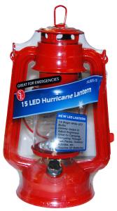 15 LED Hurricane Lantern (Red),Dimmer Switch