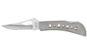 (3Γëê Blade) Stainless Steel Serrated Pocket Knife Closed Length: 4Γëê - Open Length: 7Γëê