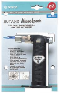Deluxe Butane Power Torch with Built-In Ignition System, Made in Taiwan