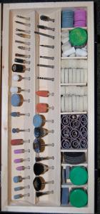 228 Pc Rotary Tool Accessories Kit in Wooden Box