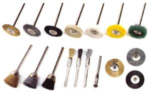 (OS) 17pc Rotary Cleaning Brush - 1/8