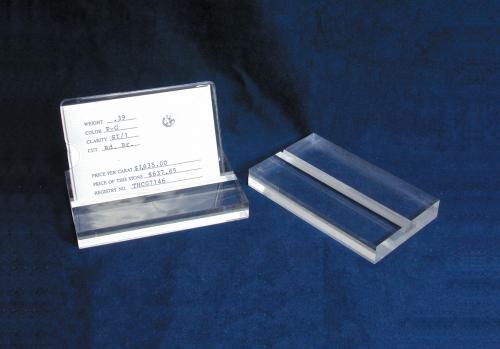Acrylic gem file card holder 4