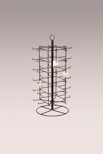 Rotating Square Wire Stand (Black)
