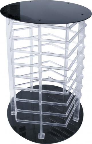 5-sided Clear revolving earring stand (19 1/2