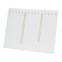 Chain pad w/Easel (15-hook) - White faux leather