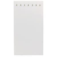 Chain pad w/Easel (7-hook) - White faux leather