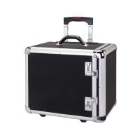 Black Aluminum case side-open hiddenhandle12trays