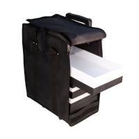 (large) Soft PVC carrying case w/handle - Black