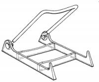 Folding Easel -  4-1/2 h x 3-1/4 w x 5 d