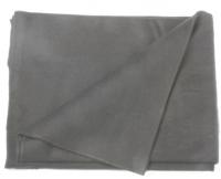51x80 Gray Wool Blanket(50% Wool)(2 Lbs) in Zippered Case