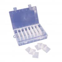 Frosted plastic organizer - 24 compartments