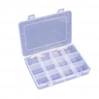 Frosted plastic organizer - 12 compartment