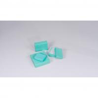 Cotton Filled Box(Glossy-T.Blue)-6 1/8x5 1/8x1 1/8