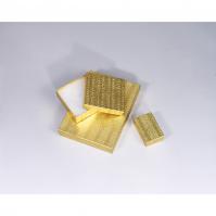 Cotton Filled Box (GOLD)-8 1/8x5 5/8x1 3/8H