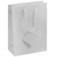 Shopping Tote (Glossy-White)-4 3/4x2 1/2x6 3/4