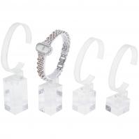 (Clear) Acrylic Watch Stand 4ps/set - Square base