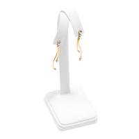EARRING TREE - white leather