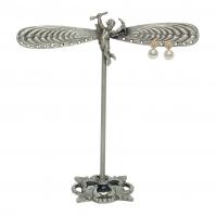 Pewter earring stand (Angel)