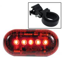 5 LED Bicycle Safety Light with attachment