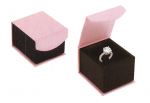 paper ring box-PINK 2 1/8
