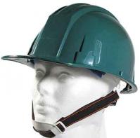 Hard Hat with Chin Strap (Green) Adjustable Chin Strap