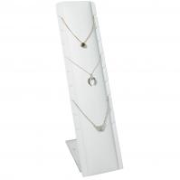 White Faux Leather Pendant Adjustable Stand