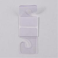 plastic hook hang tab w/ adhesive