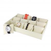 12 pillow watch bracelet  tray - linen beige