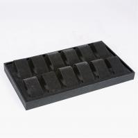 12 wide watch collars tray - black