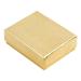 Cotton Filled Box (Linen Gold) -6 1/8x5 1/8x1 1/8