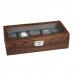 5-Watch case glasstop-wood grain w/grey faux suede 1