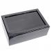 10-Watch Case glasstop-Carbon Fiber w/black velvet 1