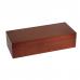 6-Watch Case solidtop vintage wood/chestnut velvet 1